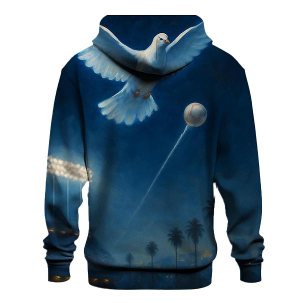 Dove Over Floodlit Field hoodie trends