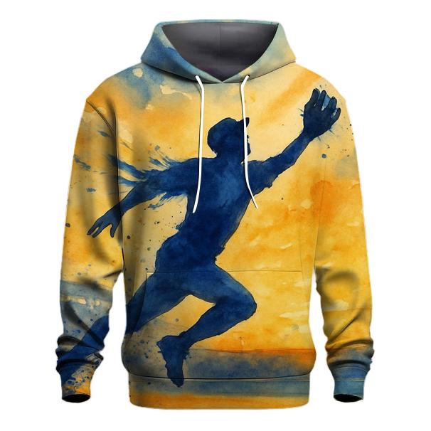 Blue Jays Sunset Outfield Glide printed hoodies