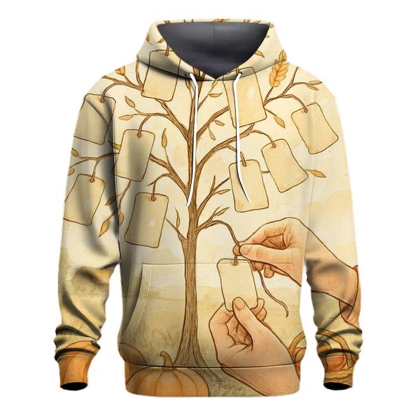 Sunlit Field Of Gratitude Notes Without Text designer hoodies