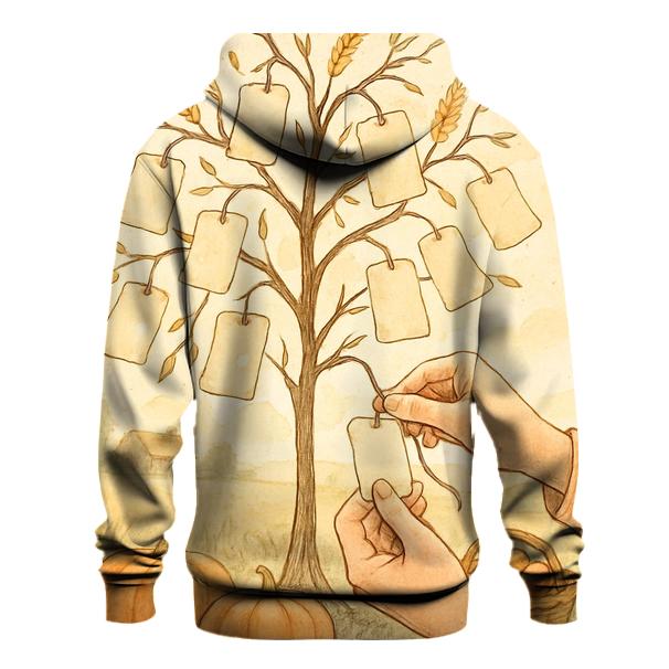Sunlit Field Of Gratitude Notes Without Text designer hoodies