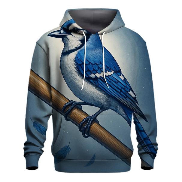 Blue Jays Winged Bat Perch embroidered hoodies