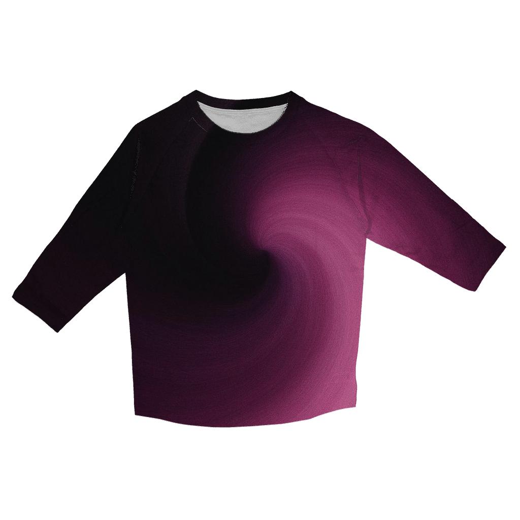 Orchid Velvet Eclipse printed three quarter sleeve shirts