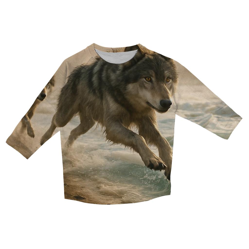 River Ice Breakup Chase At Spring Melt custom 3/4 sleeve shirts