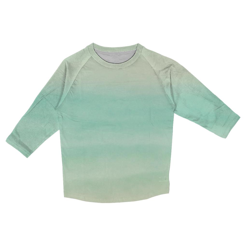 Sea Glass Mint Wash casual three quarter sleeve shirts
