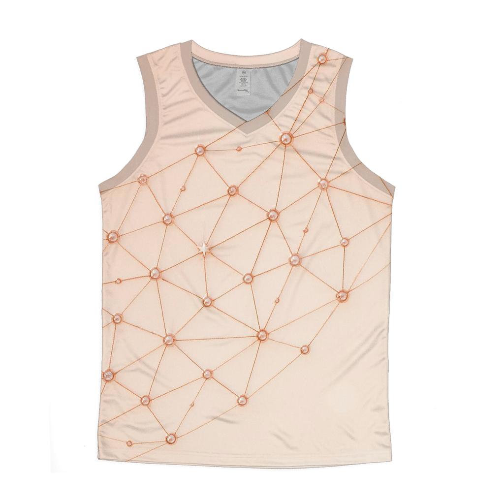 Rose Gold Constellation Veil stylish racerback tanks