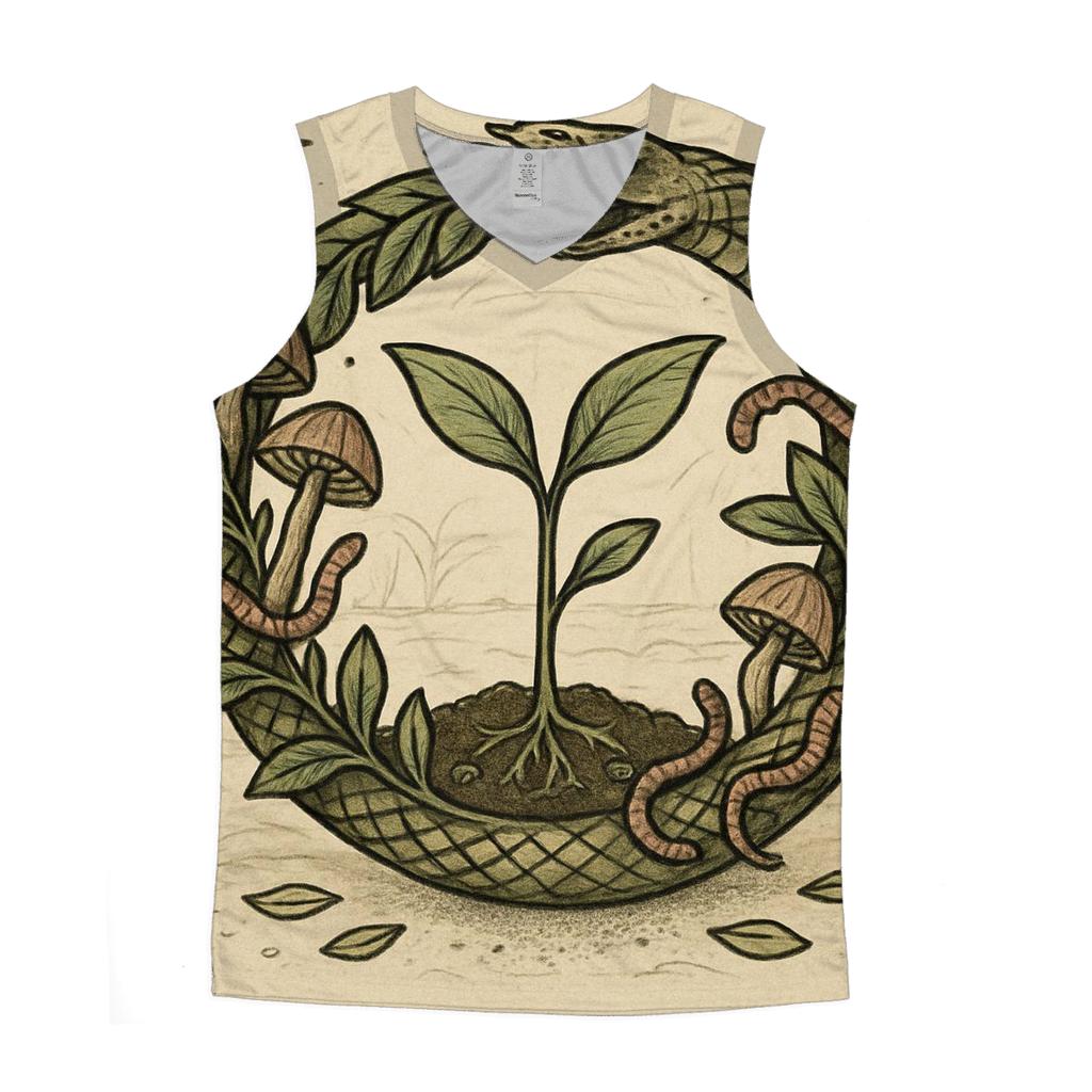 Garden Compost Ouroboros sports performance tank tops