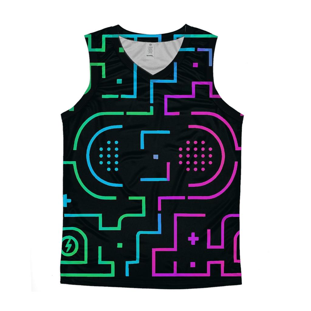 Laser Tag Arena Map custom tank tops