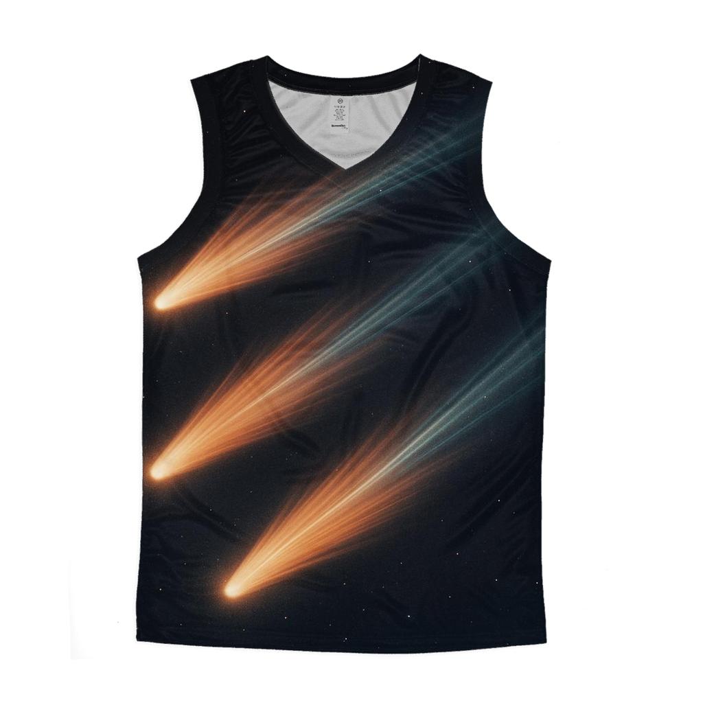 Comet Trail Fan And Ion Streaks casual summer tank tops