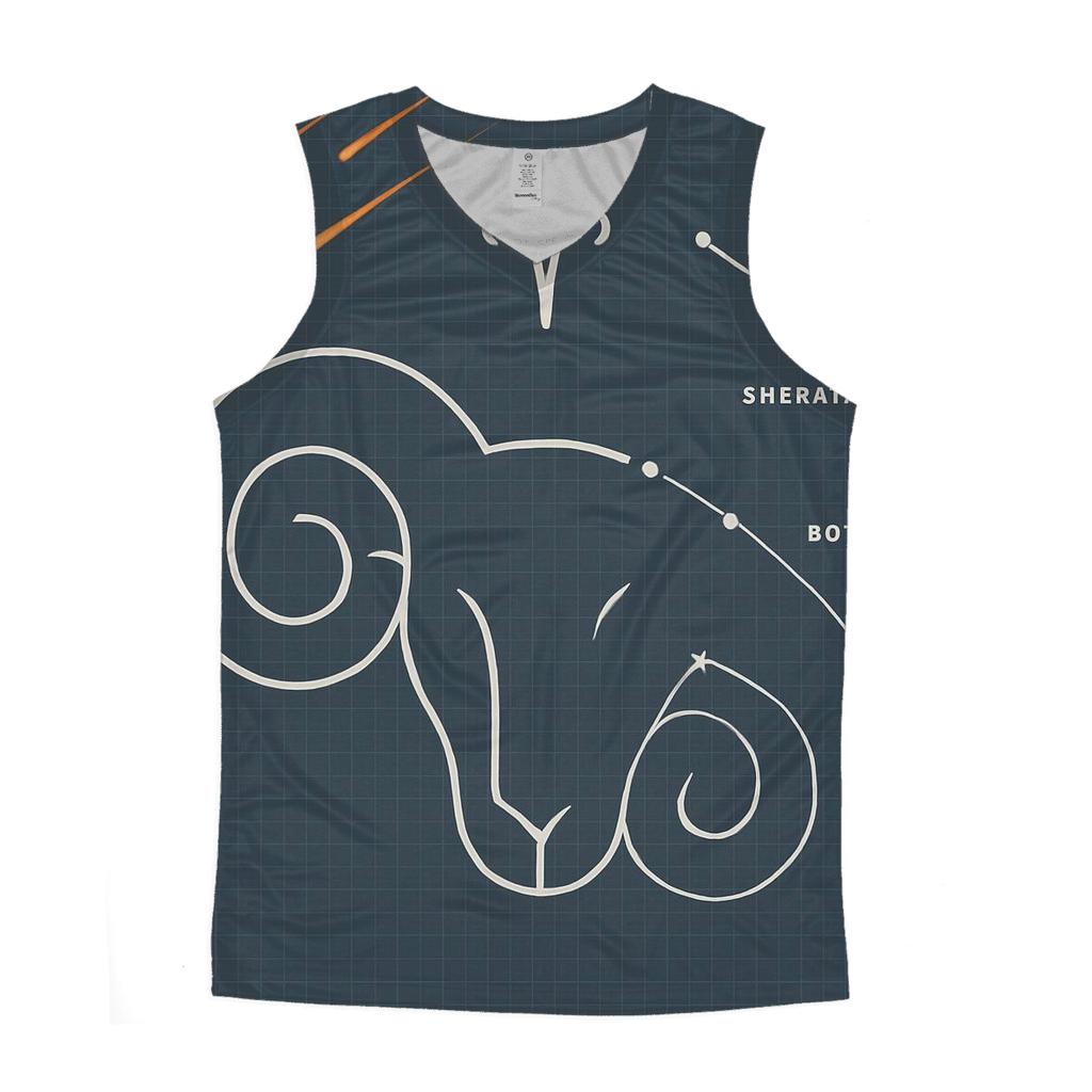 Aries Ram Horns Meteor Blueprint custom tank tops