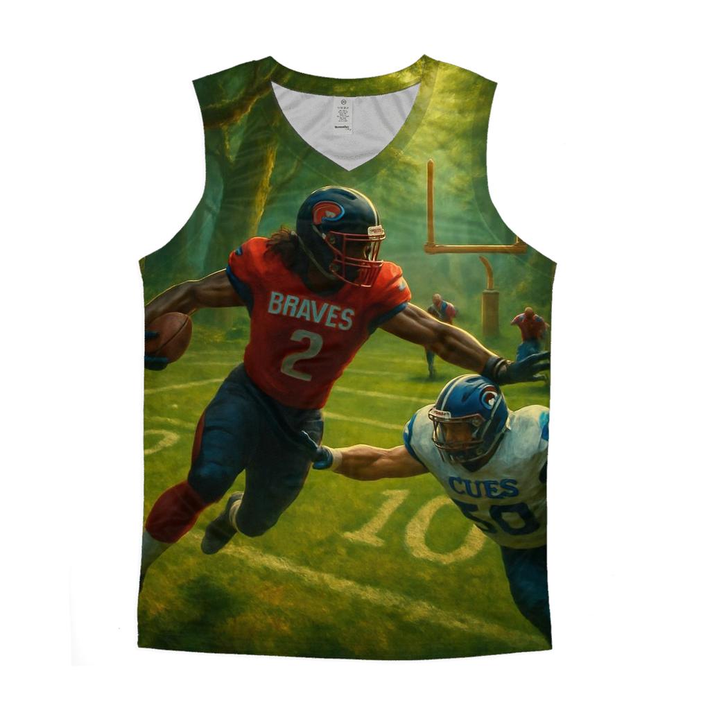 Forest Shrine End Zone Duel Braves Versus Cubs cotton sleeveless tops