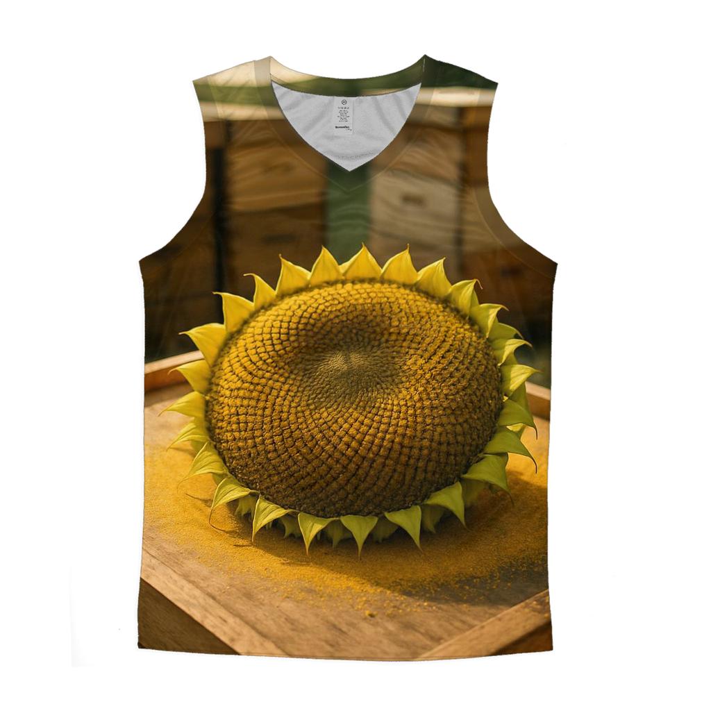 Sunflower Pollen Rings On A Beekeeper Inspection Tray casual summer tank tops