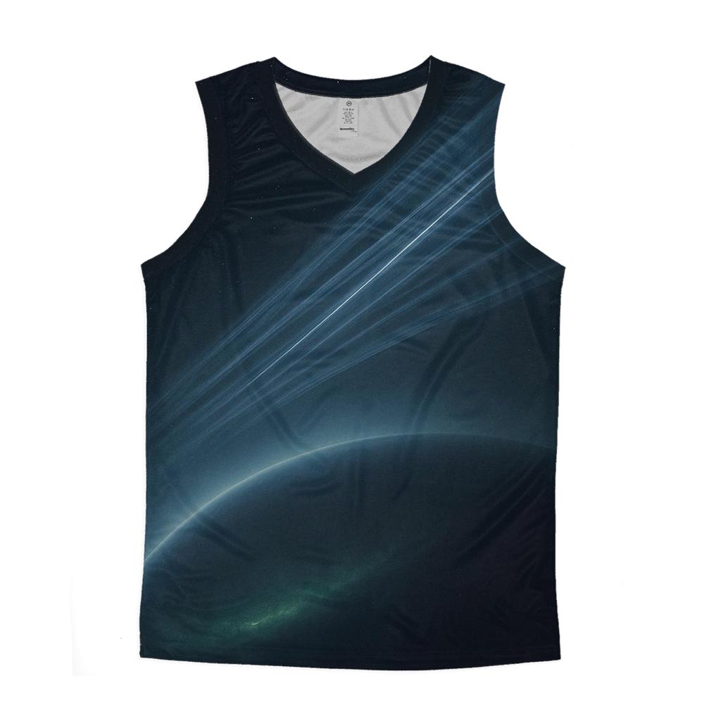 Magnetotail Sheet Nightside Glow personalized athletic tanks