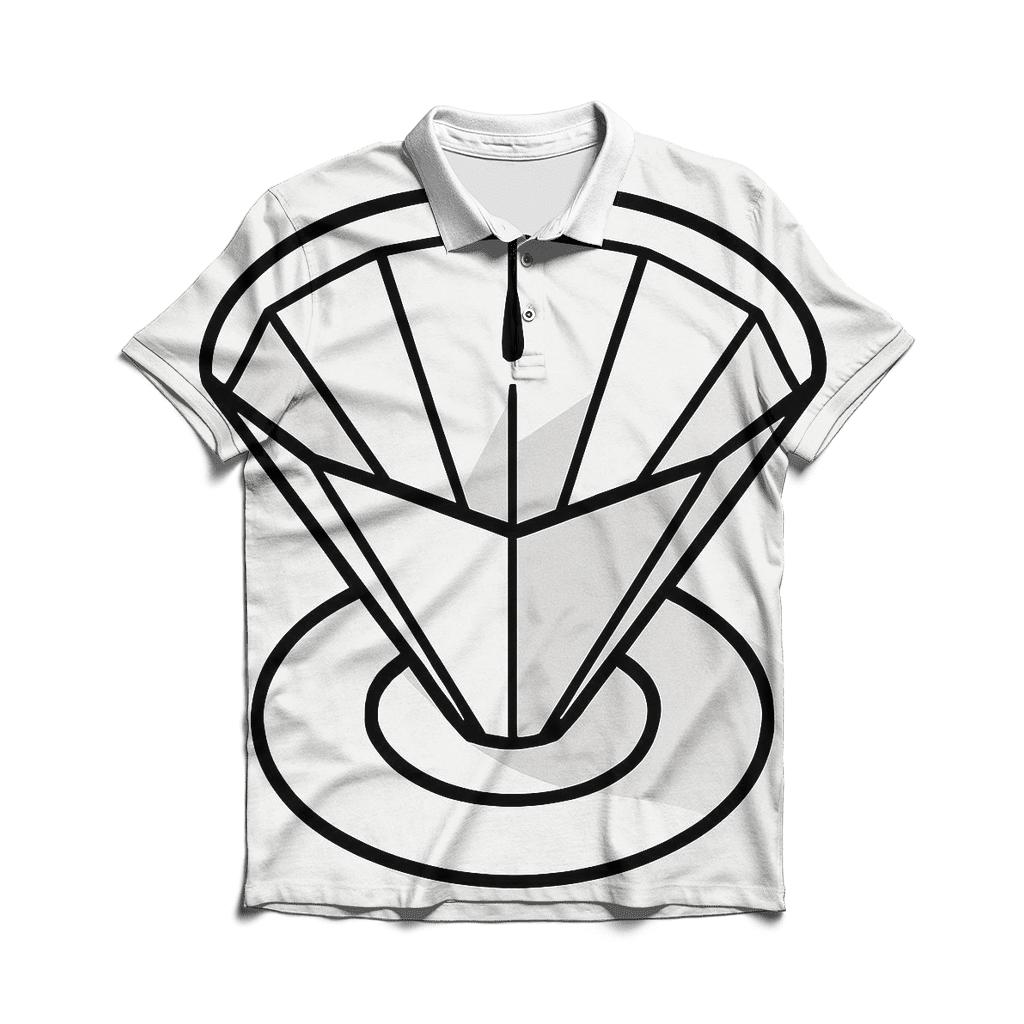 Filter Fold Geometry casual sports polo shirts