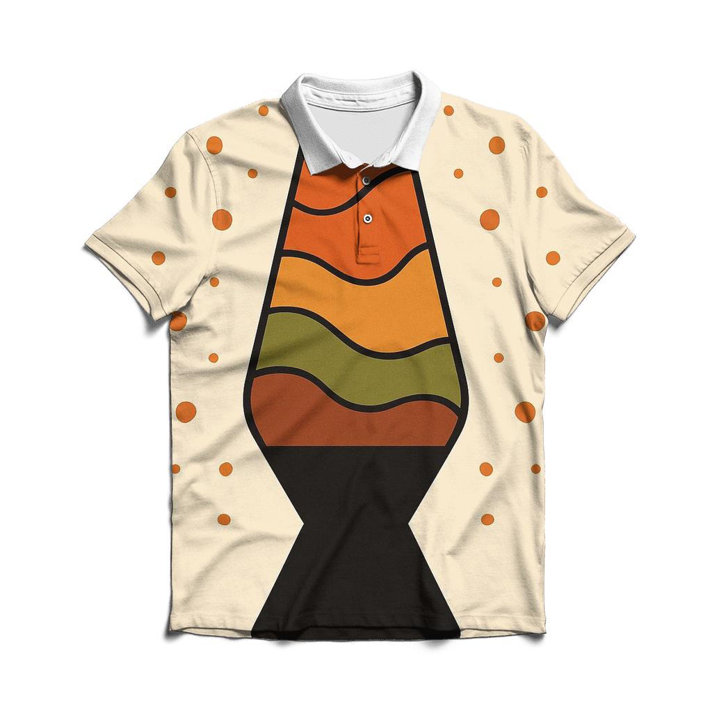 Groovy Lava Lamp Layers custom polo shirts