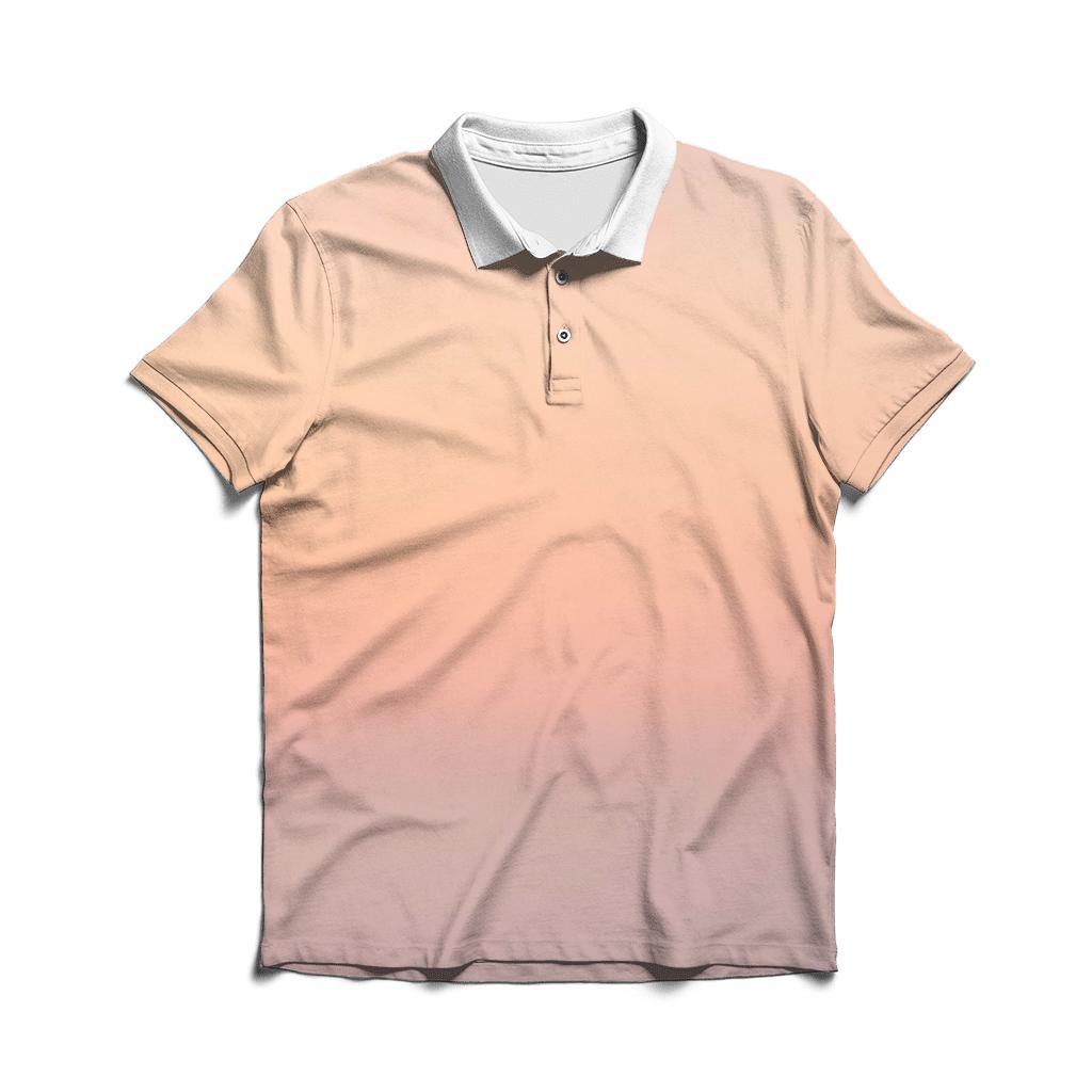 Pearl Rose Dawn Mist branded logo polo shirts