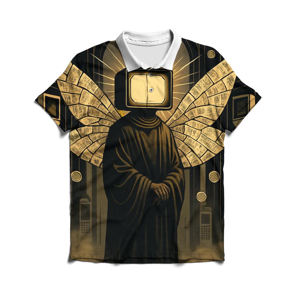 Cathedral Of Floating Receipts casual sports polo shirts