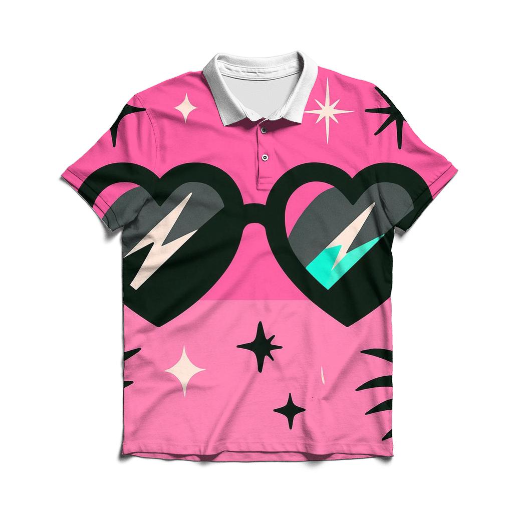 Chrome Heart Sunglasses Pop custom polo shirts