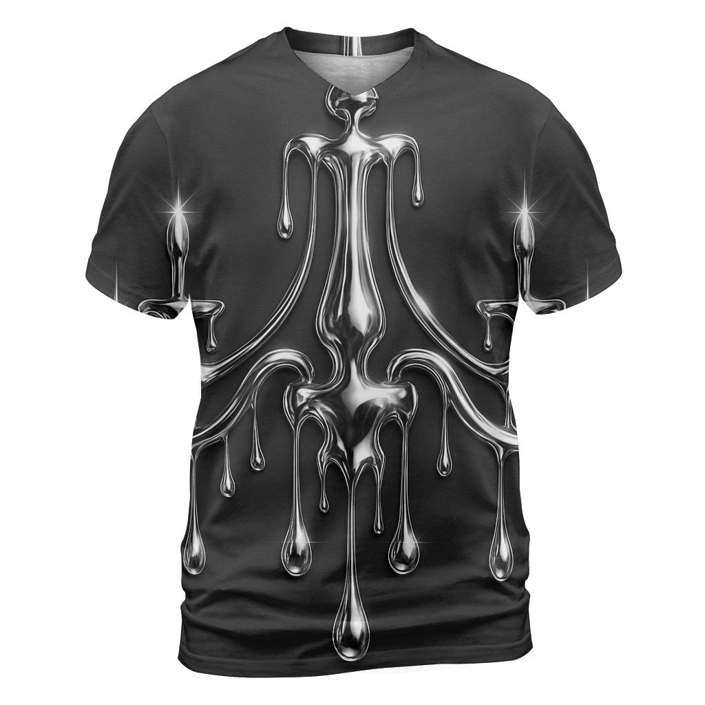 Chrome Drip Chandelier designer pattern shirts