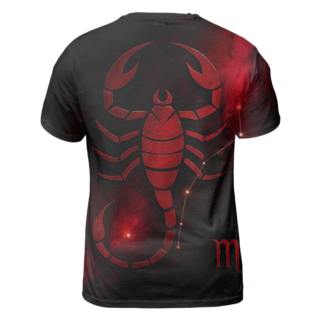 Scorpio Stinger Galactic Emblem statement graphic shirts