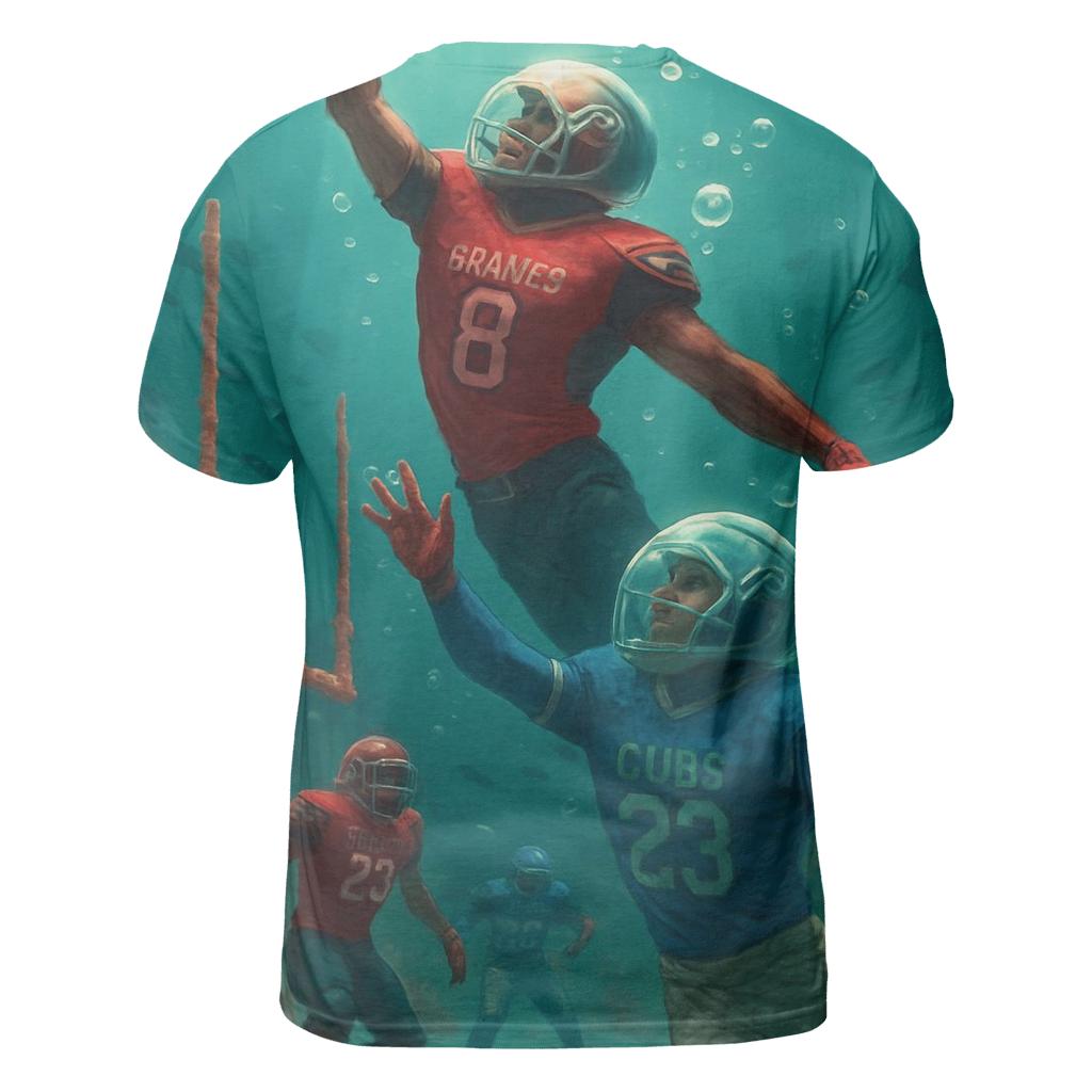 Underwater Coral Gridiron Braves Versus Cubs statement graphic shirts