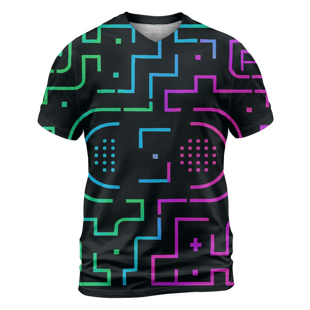 Laser Tag Arena Map unique graphic print tees