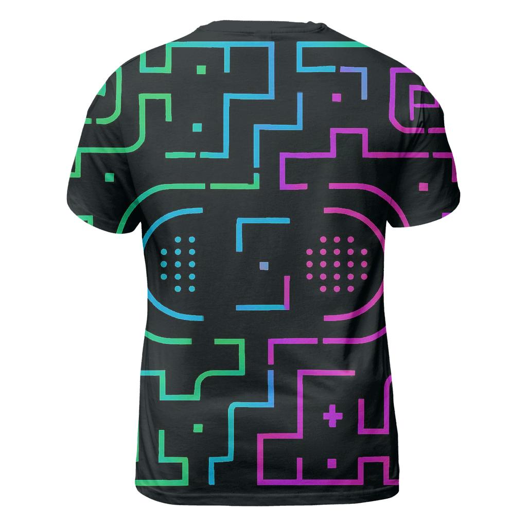 Laser Tag Arena Map unique graphic print tees