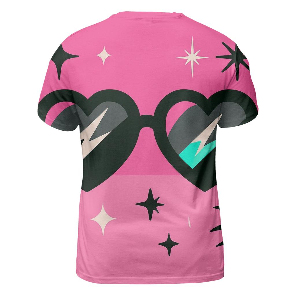 Chrome Heart Sunglasses Pop artistic all-over print tops