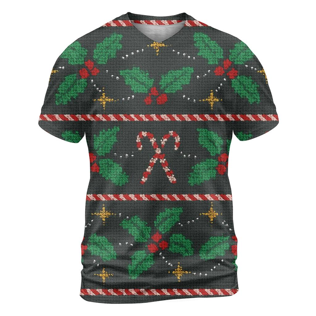 Holly Star Map Tapestry Design vibrant all-over design tees