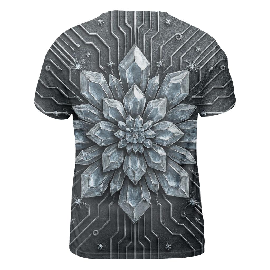 Crystal Circuit Bloom personalized full print shirts