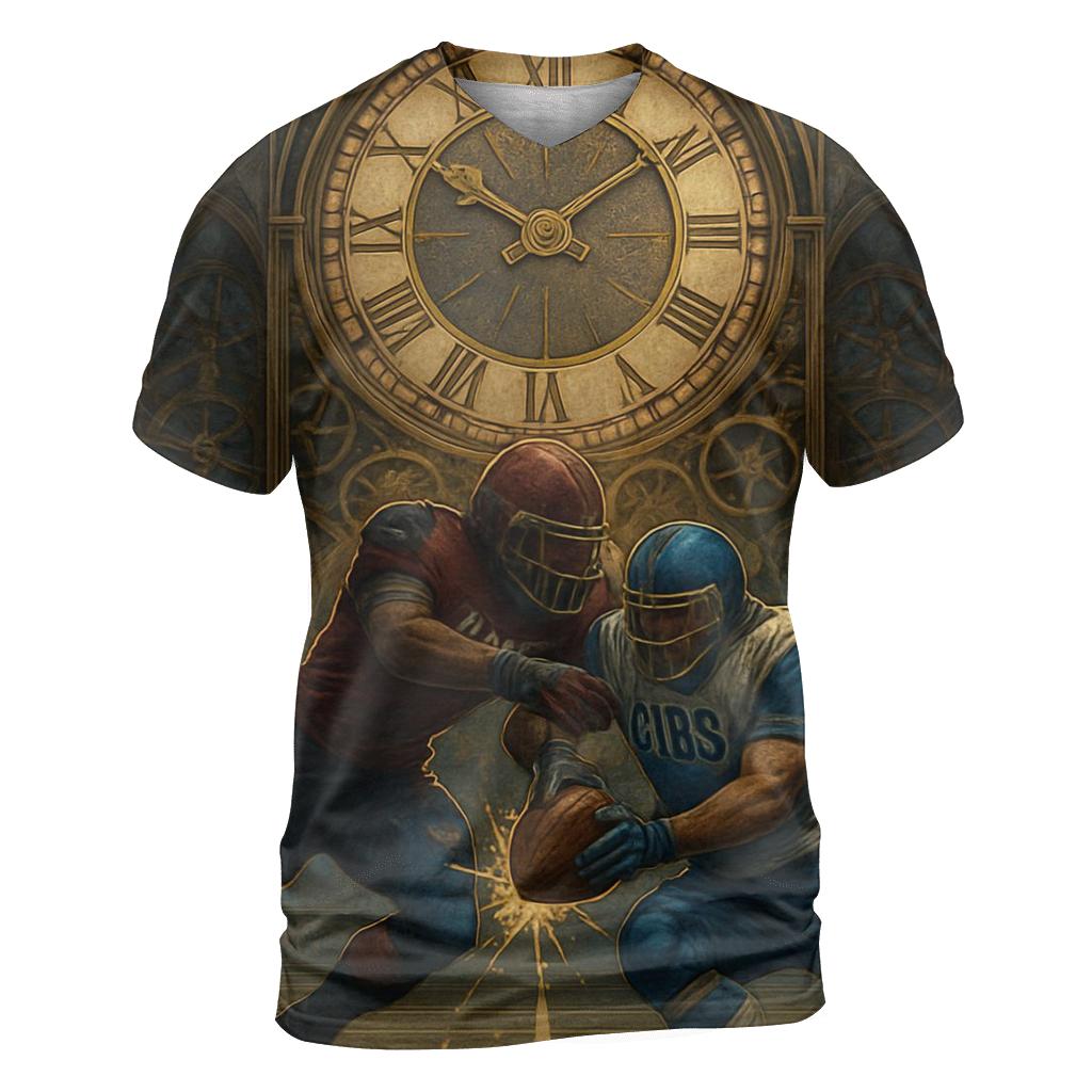 Clockwork Cathedral Field Braves Versus Cubs artistic all-over print tops