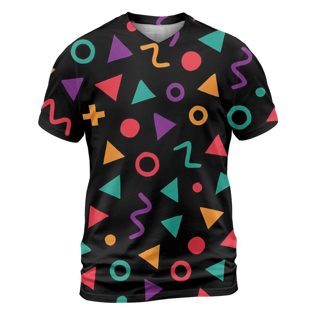 Arcade Carpet Confetti vibrant all-over design tees