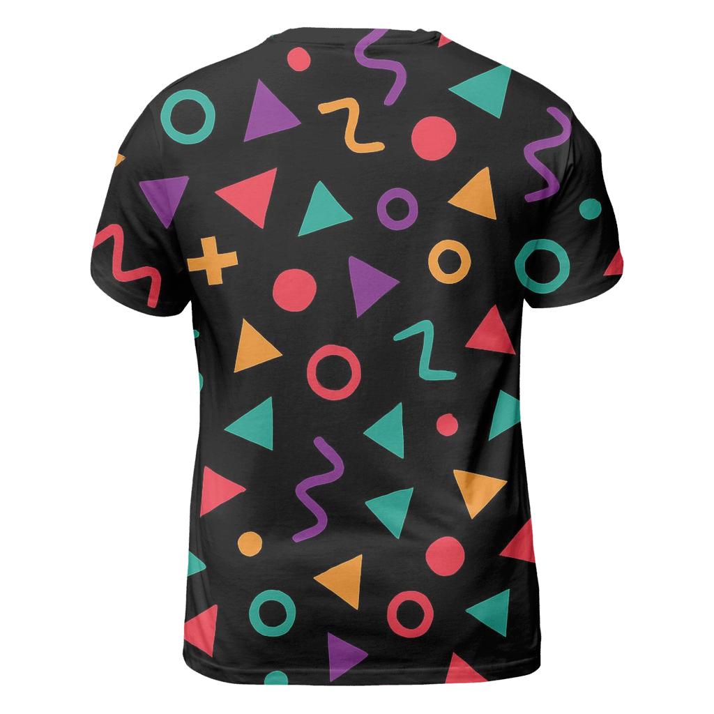 Arcade Carpet Confetti vibrant all-over design tees
