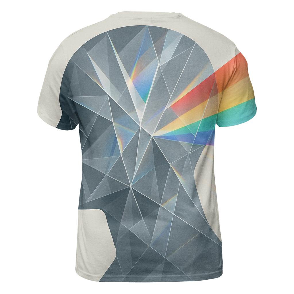 Glass Prism Portrait Silhouette personalized full print shirts