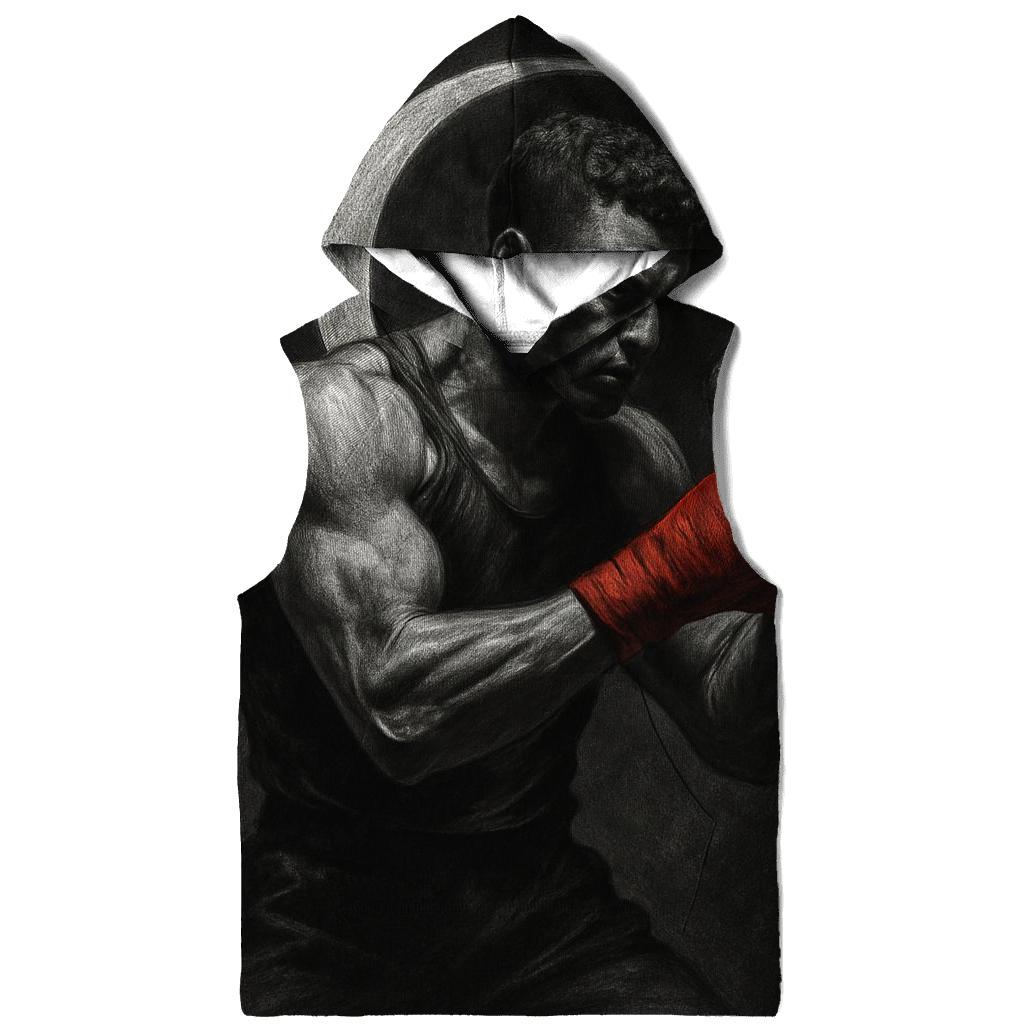 Lunar Crest Boxing Uppercut printed hoodies