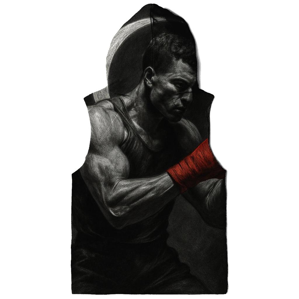 Lunar Crest Boxing Uppercut printed hoodies
