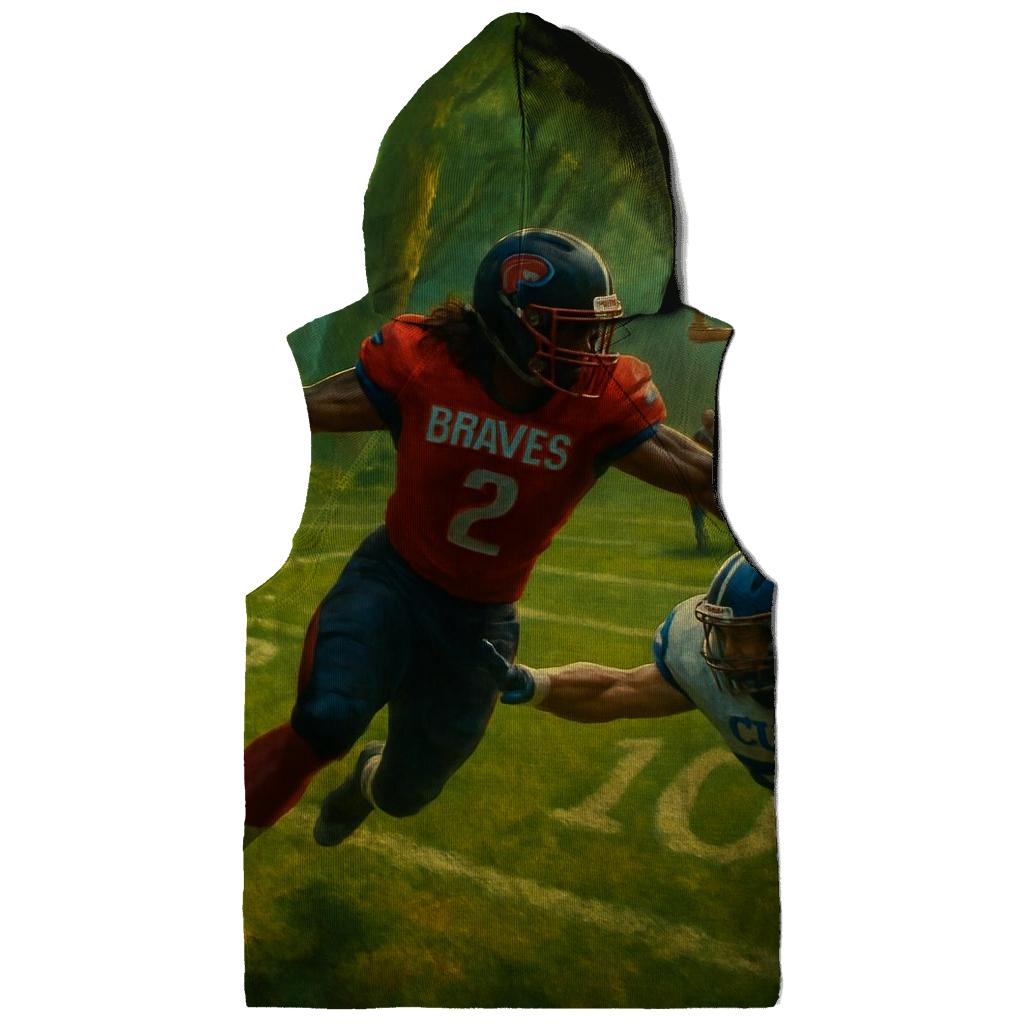 Forest Shrine End Zone Duel Braves Versus Cubs hoodies fashion