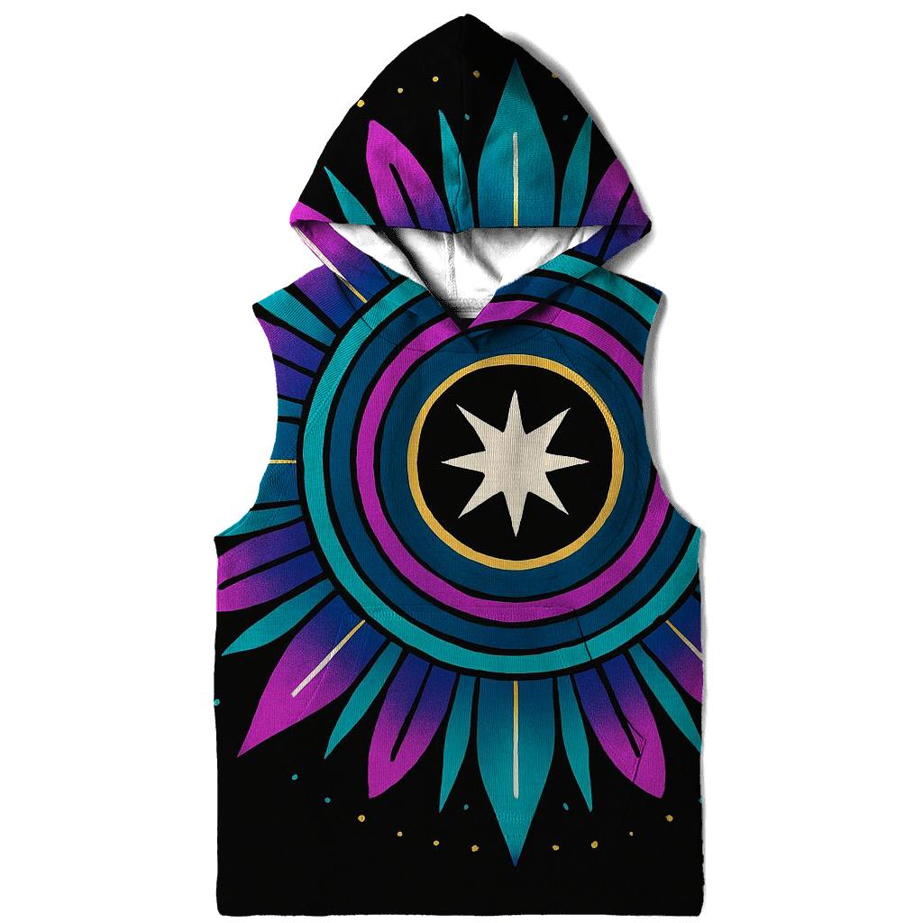 Mandala Sunburst Pulsar Rings designer hoodies