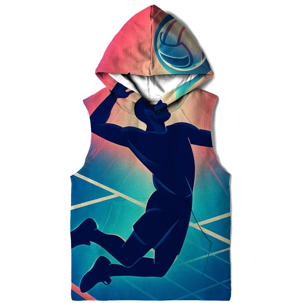 Gravity Well Volleyball Spike heavyweight hoodies