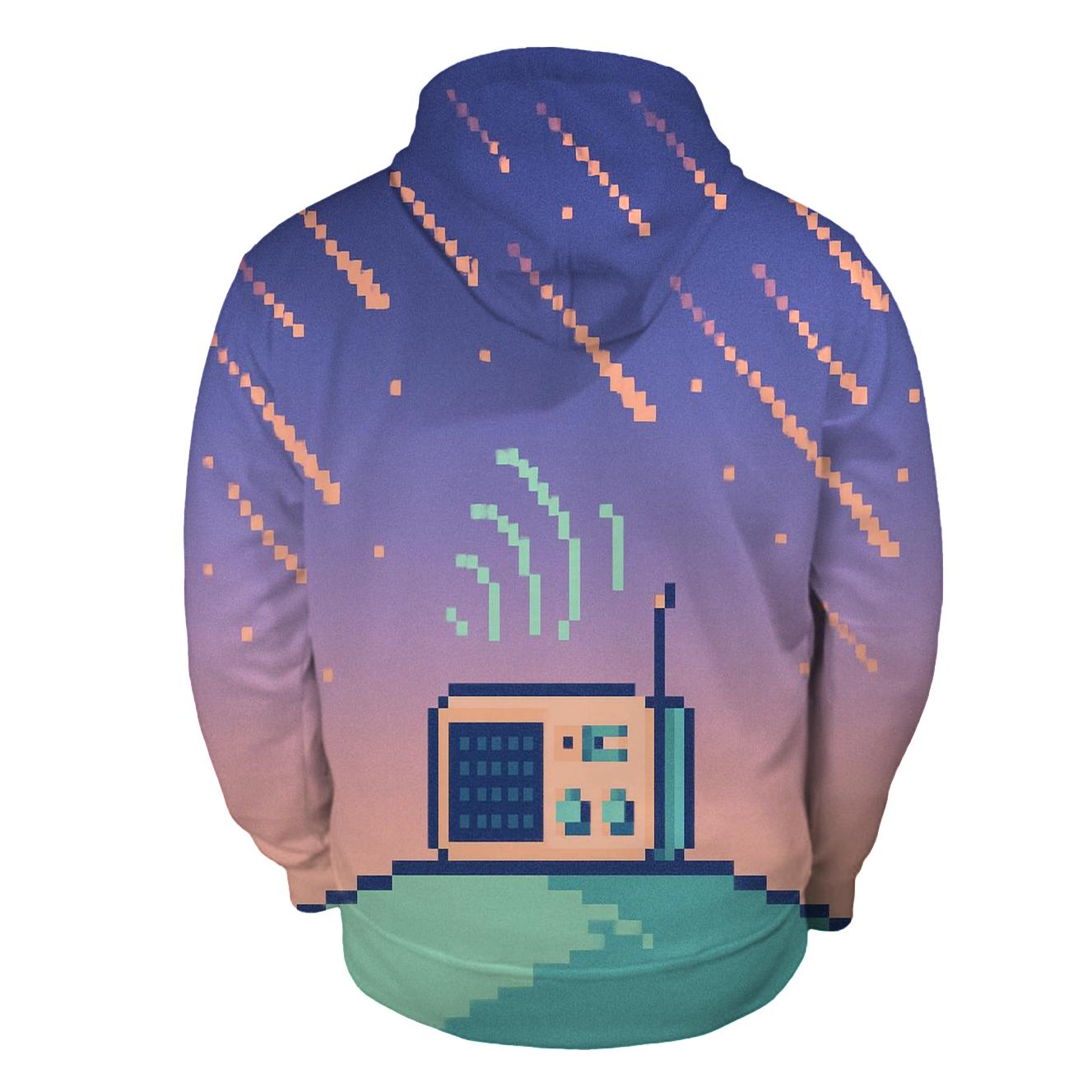 Pixel Radio Meteor Shower hoodies fashion