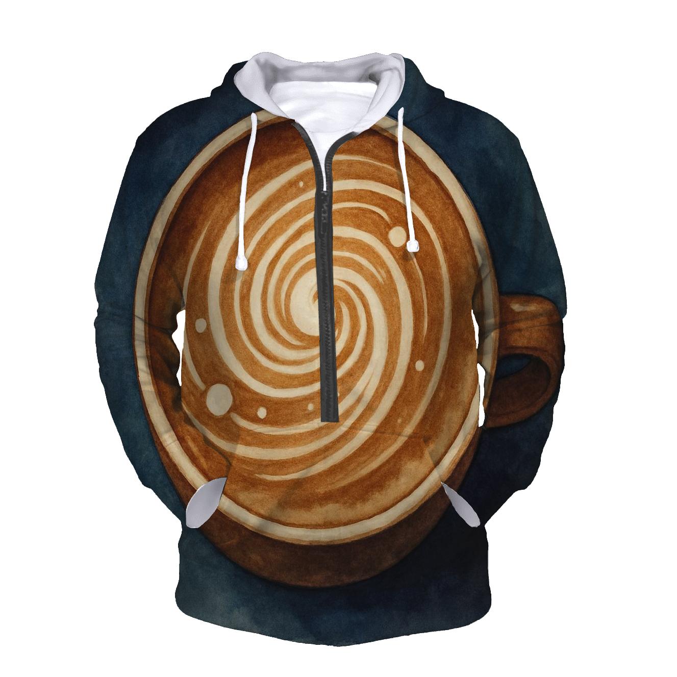Latte Orbit Swirl hoodie styles