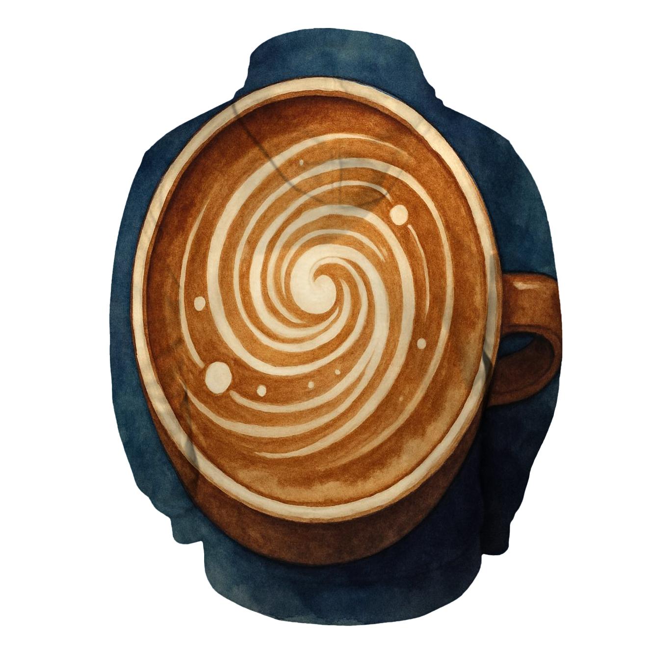 Latte Orbit Swirl hoodie styles