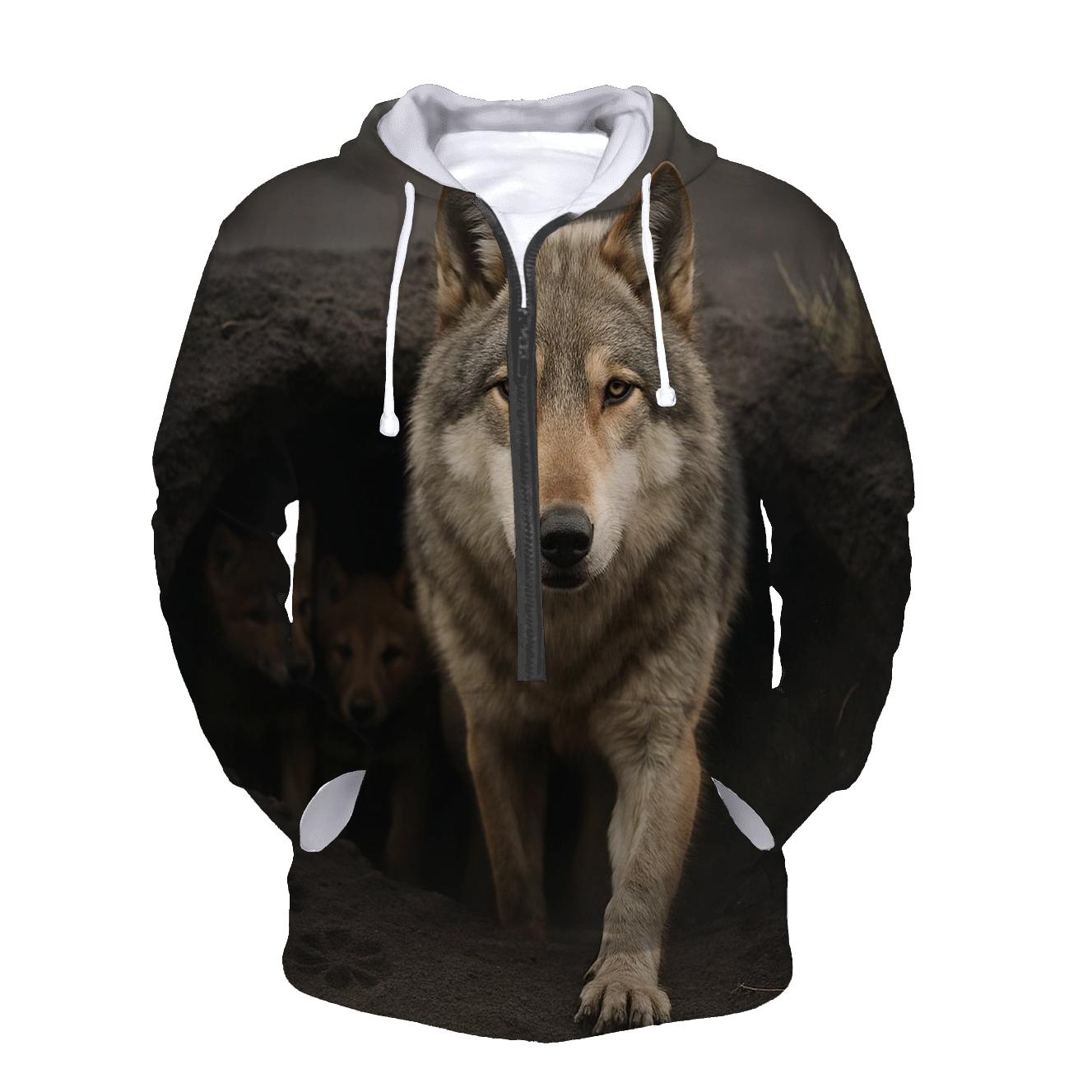 Den Site Survey On Volcanic Ash Plain heavyweight hoodies