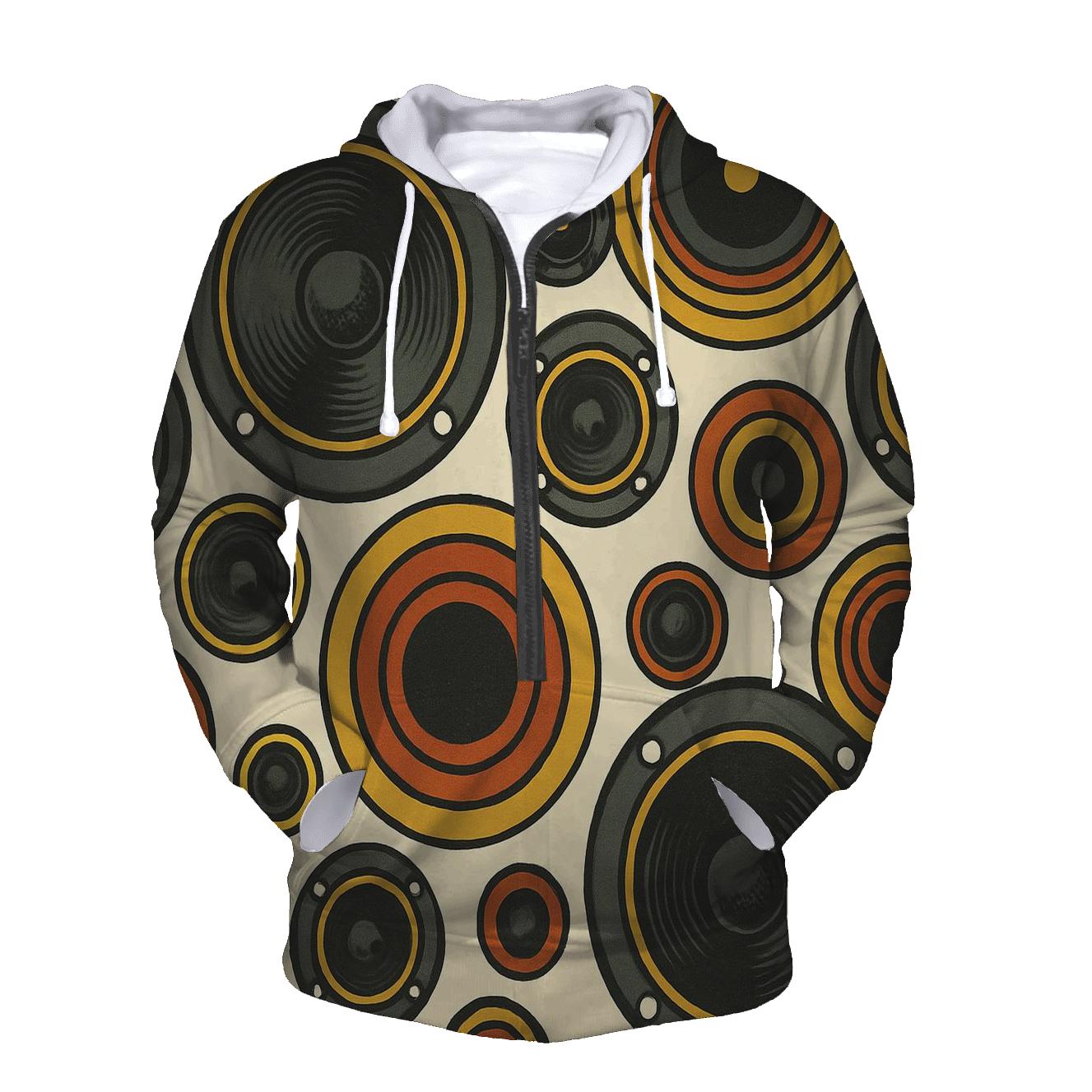 Analog HiFi Speaker Rings hoodie designs