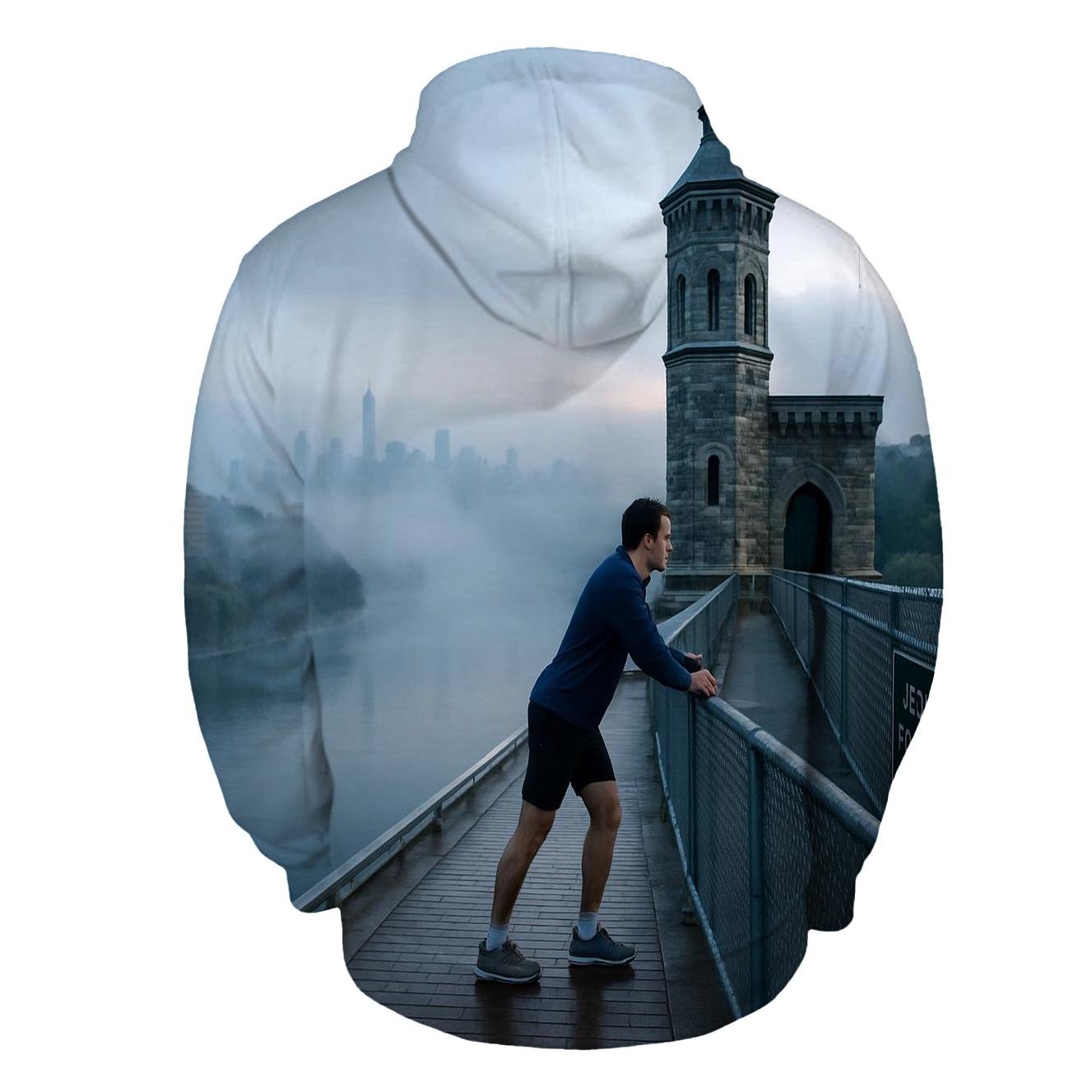 Harlem River Mist From High Bridge hoodie designs