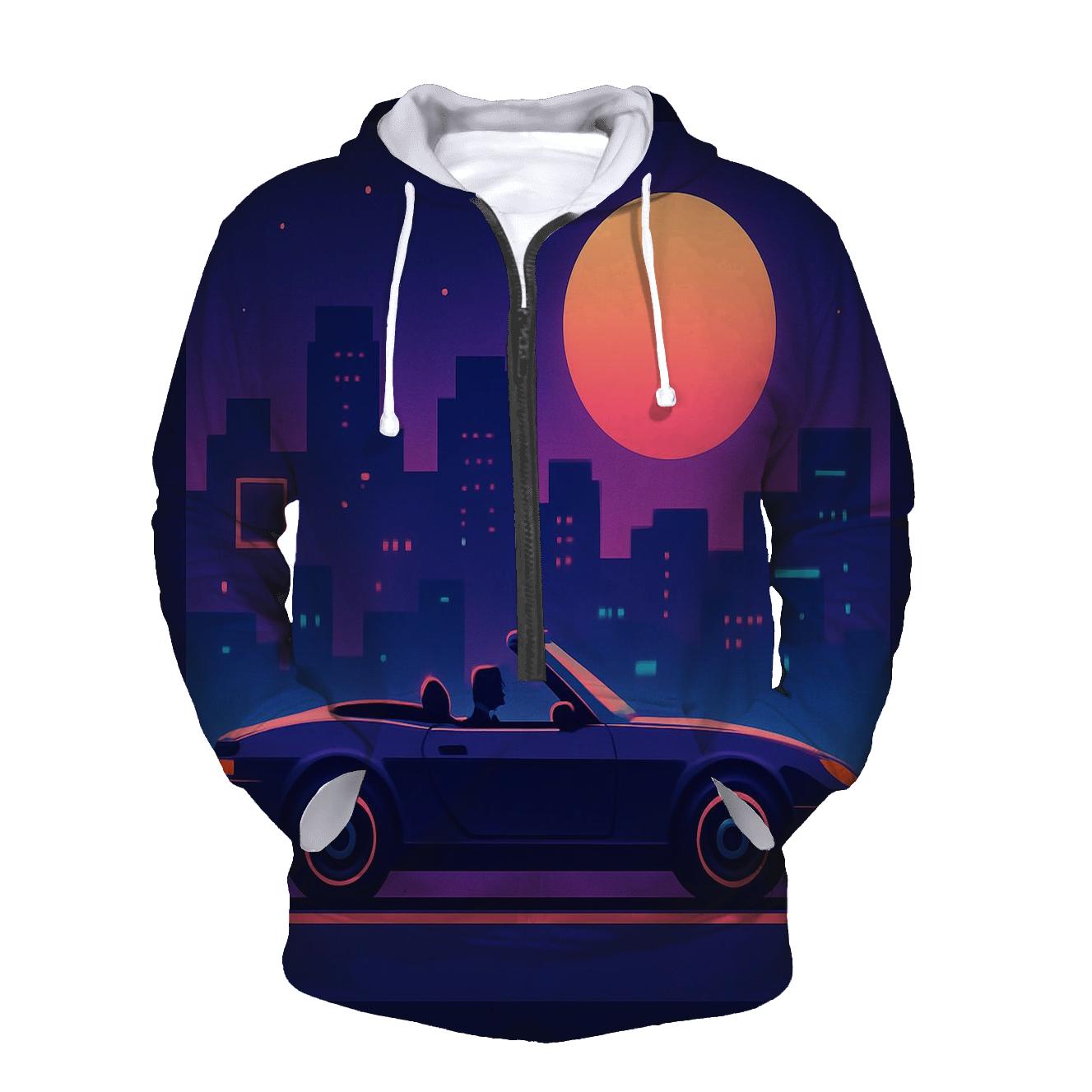 Sun Visor Convertible Night Drive hoodie designs