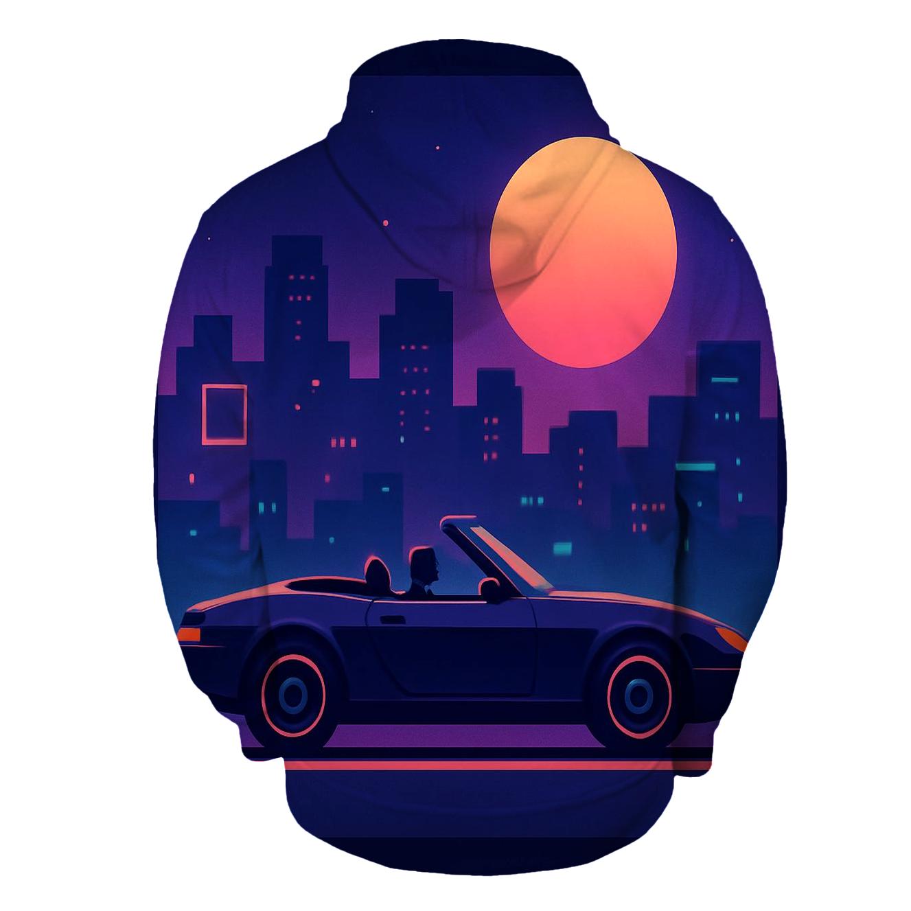 Sun Visor Convertible Night Drive hoodie designs