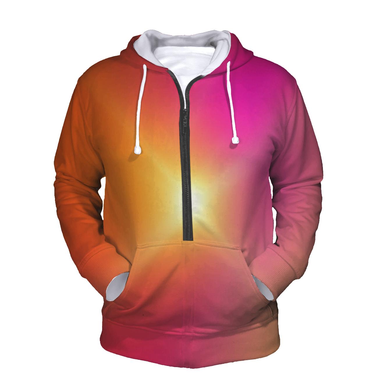 Solar Flare Tangerine Fade hoodie designs