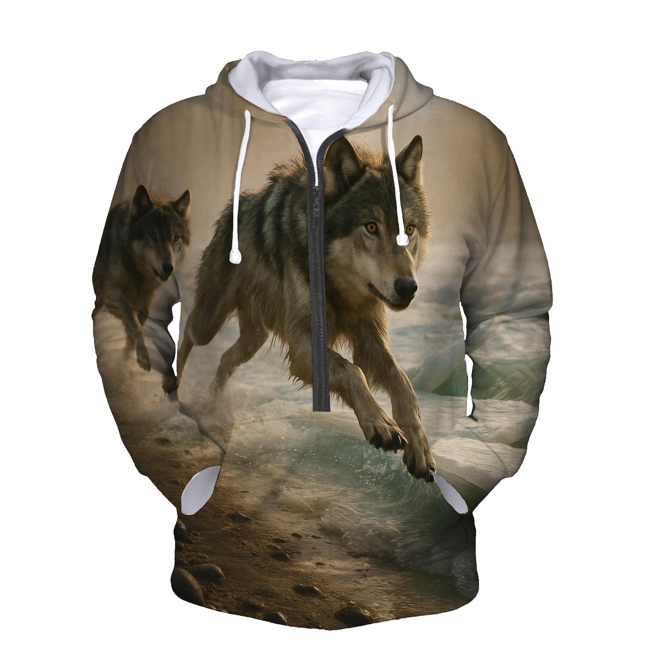 River Ice Breakup Chase At Spring Melt designer hoodies