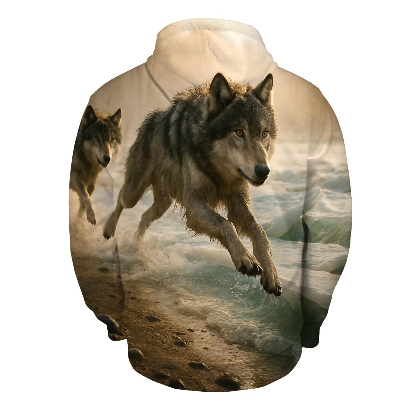River Ice Breakup Chase At Spring Melt designer hoodies