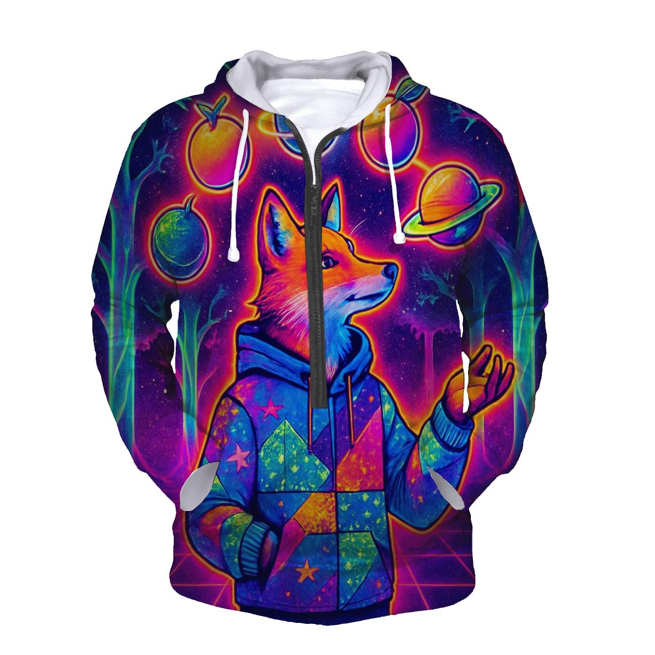 Neon Orchard Mirage graphic hoodies